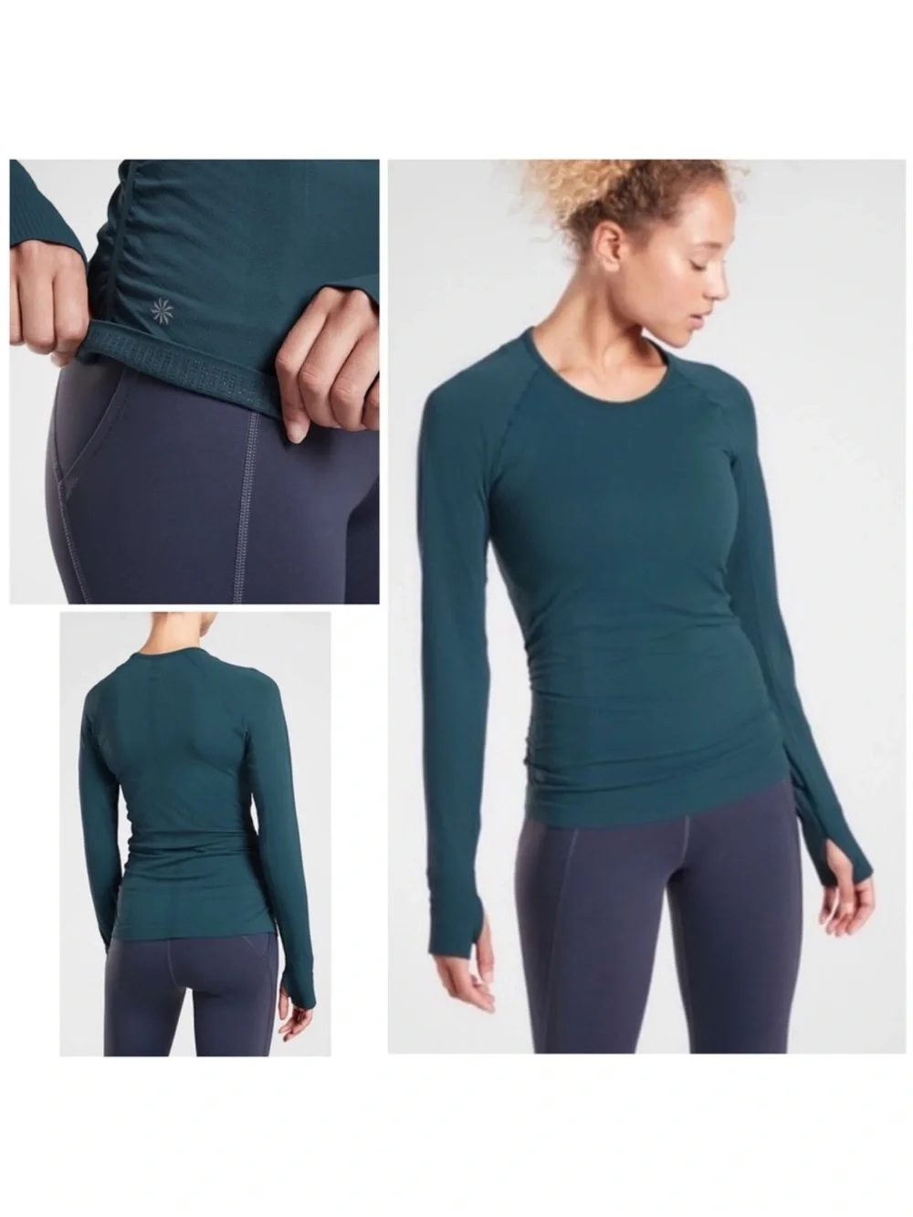 Athleta Speedlight Running Top in Oceanic Teal
